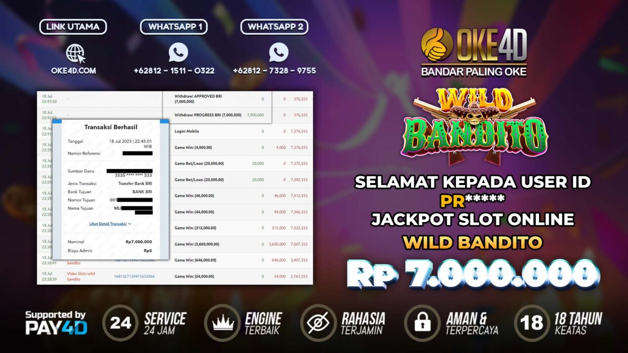 BUKTI PEMBAYARAN MEMBER JP SLOT ONLINE DI OKE4D USER ID PR